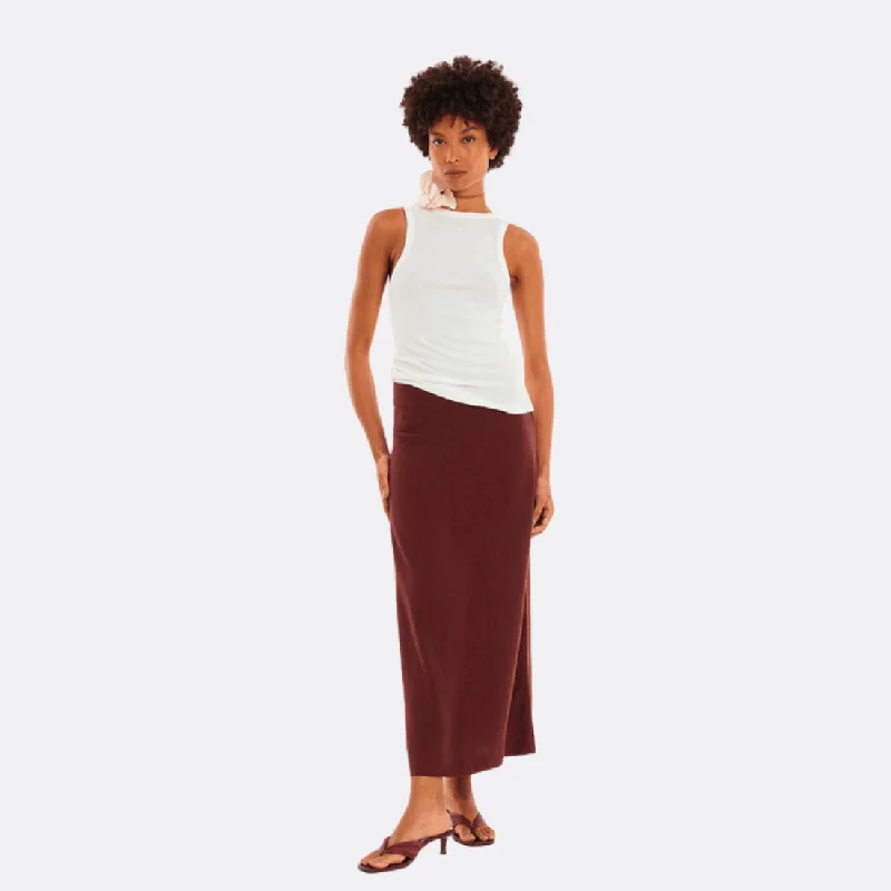 Zen Column Skirt Cropped Tailored Shorts