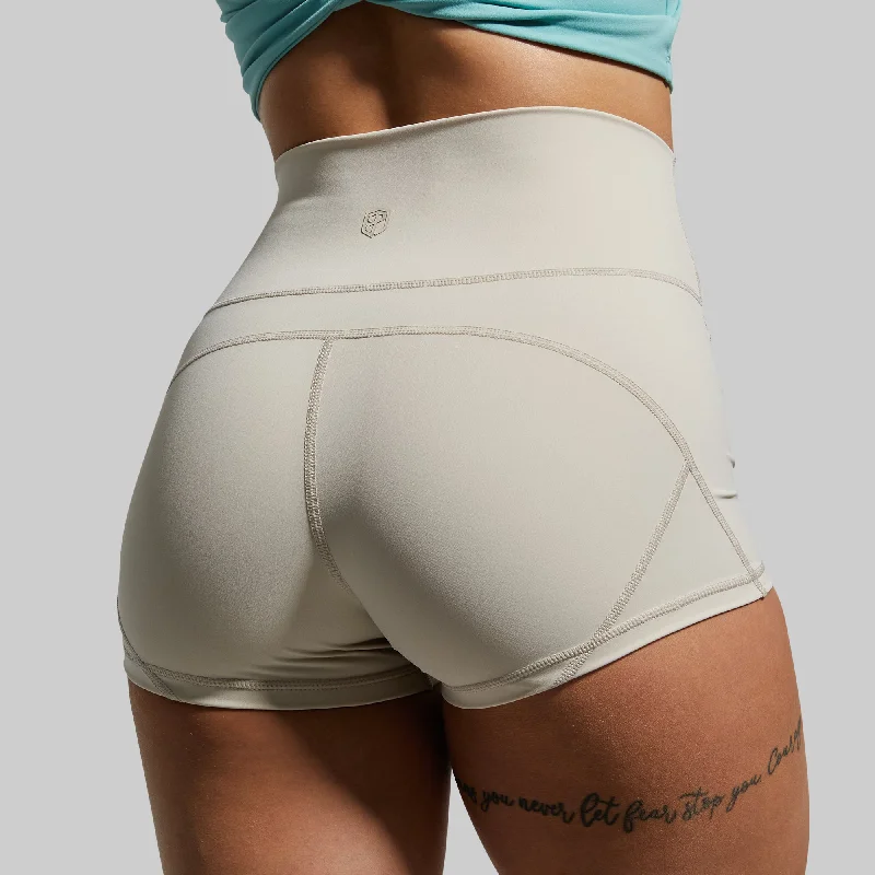 Your Go To Booty Short (Oatmeal) Casual Summer Shorts