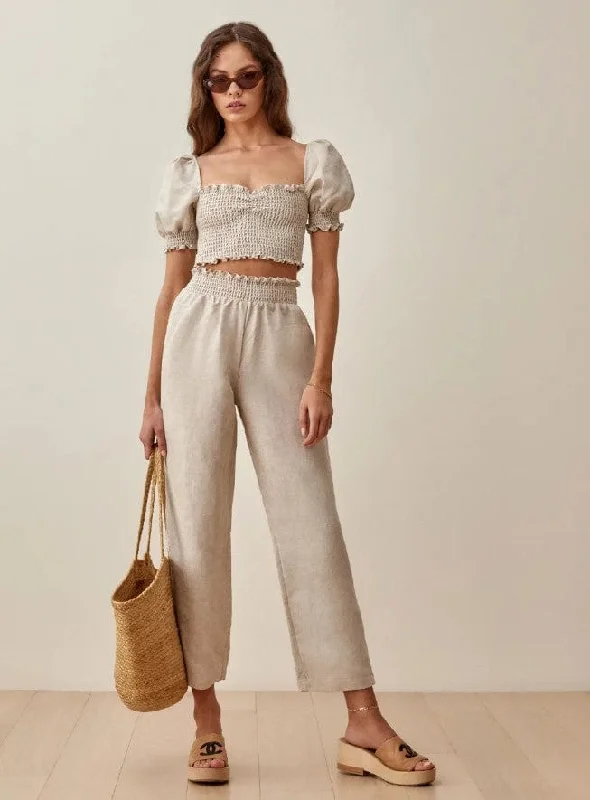 "Mora" Linen Two Piece Set